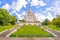 Photo of the Sacred Heart (Sacre Cœur Basilica),on Montmartre hill, Paris, France.