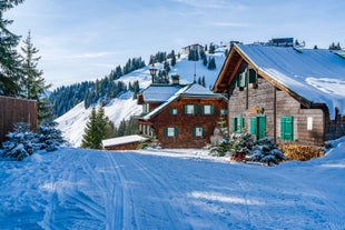 photo of an aerial view of Kitzbuehel in Austria.