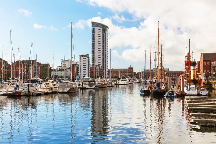 Photo of Swansea Marina, Wales, U.K.