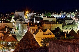 Christmas lights Polignano Alberobello and Locorotondo from Bari