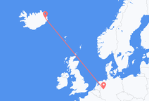 Vluchten van Egilsstaðir, IJsland naar Dortmund, Duitsland