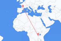 Bujumbura to Toulouse