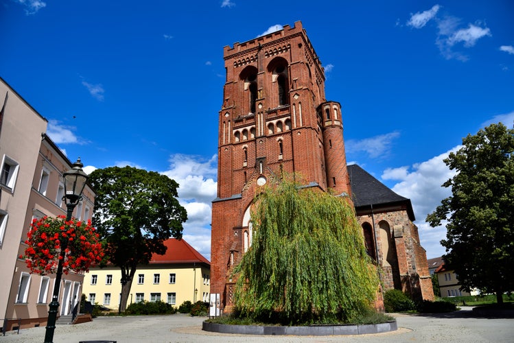 Photo of  Brick Stone St. Katharinas Church in Schwedt, Uckermark, Germany.