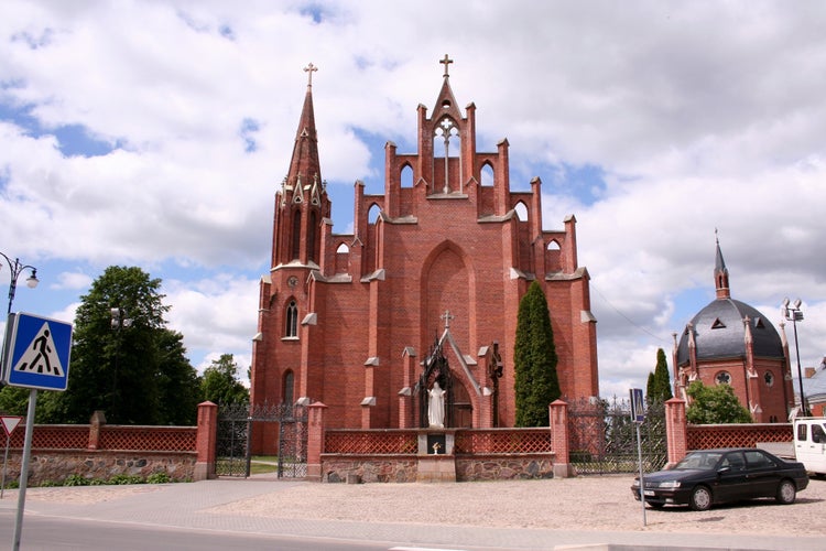 Photo of Catholic Church Rokiškis , Lithuania .