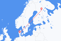 Flyrejser fra Kuusamo til Billund