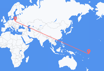 Flights from Funafuti to Warsaw