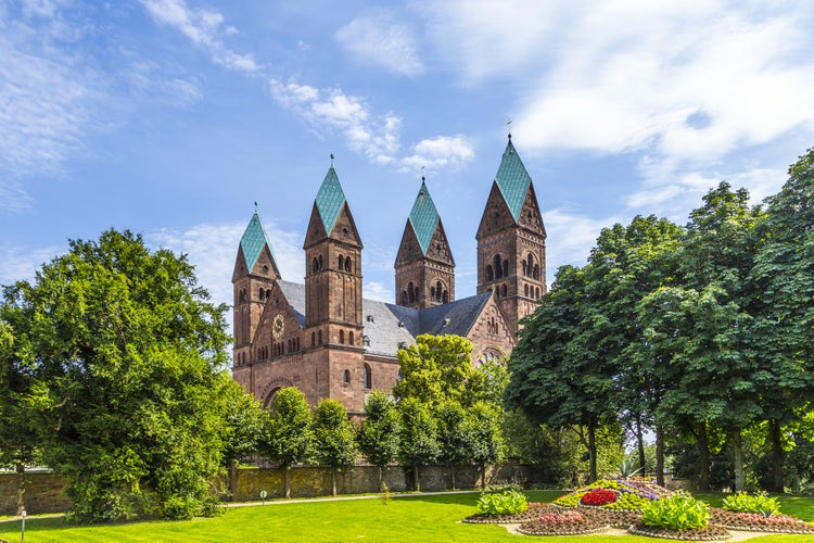 Photo of View on the Church of the Redeemer is an Evangelical church in Bad Homburg, Germany. 