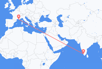 Flights from Kochi to Marseille