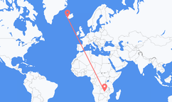 Flights from Lusaka to Reykjavík