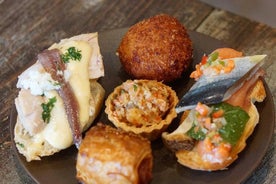 Baskimaan Pintxos-ruoanlaittokurssi paikallisen kokin kanssa