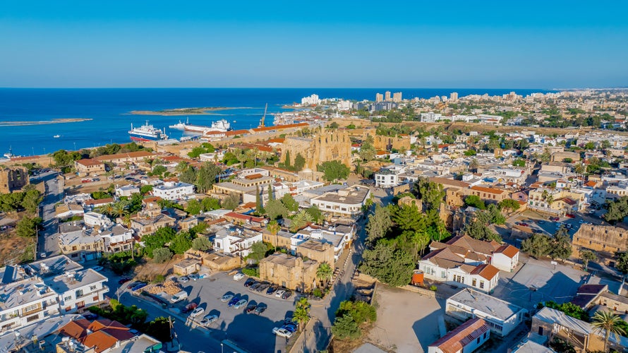 North Cyprus Famagusta Oldcity and walled city