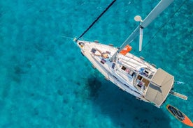 Viagem de barco de dia inteiro em Halkidiki (7 horas)