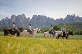 Monastère de Montserrat et expérience d'équitation au départ de Barcelone