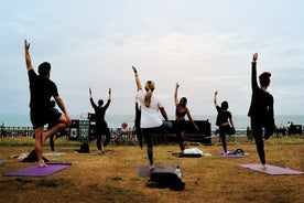 Outdoor Yoga Class at Brighton's Sea front