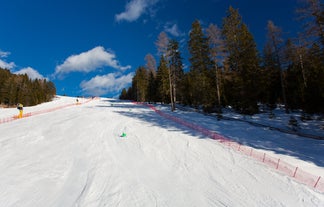 Photo of  Passer River, Alps mountains in winter time in Merano.