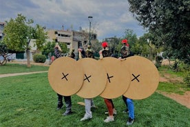 ユニークでインタラクティブなギリシャ戦士体験