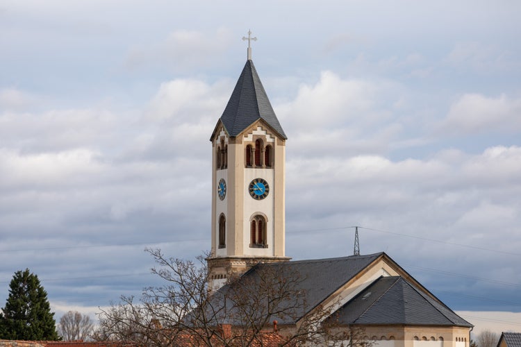 Photo of Old Church bulding in Frankenthal (Germany) .