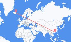 Flights from Shenzhen to Egilsstaðir