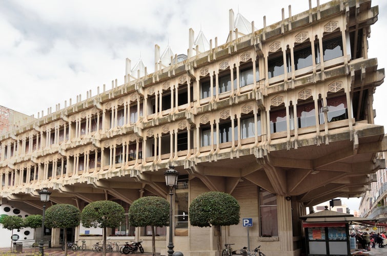 Photo of town hall of Ciudad Real, La Mancha, Spain.