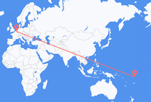 Flights from Funafuti to Brussels