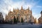 Photo of Segovia Cathedral on plaz Mayor - Segovia, Spain .