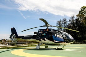 Como-järven helikopterikierros lounaalla