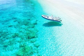 Cagliari: Between sea and mountains: Dinghy and Jeep Private Experien. from Chia