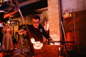 Demonstratie Murano-glasblazen - De glazen kathedraal