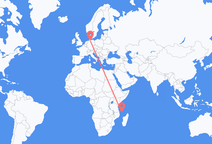 Flights from Moroni to Hamburg