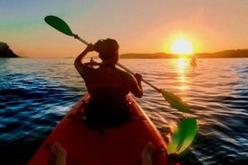 Gita in Canoa al Tramonto in Piccoli Gruppi con Snorkeling e Aperitivo