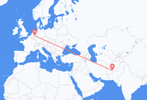 Vluchten van Kandahar naar Duesseldorf