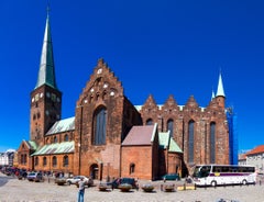 Cityscape of Aarhus in Denmark.