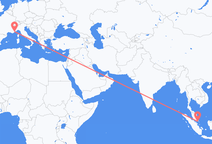 Flights from Singapore to Nice