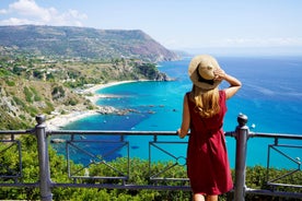 Photo of  view at the bay and port in Pizzo, Calabria, Italy.