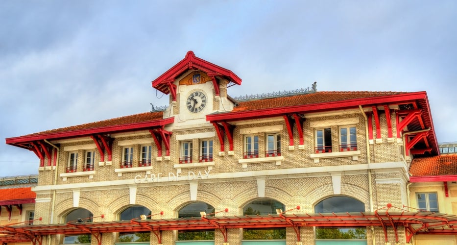 photo of view of Train station of Dax - France, Landes department, Dax, France.