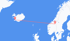 Flights from Reykjavík to Roros