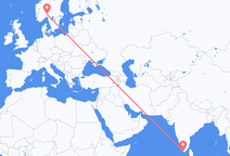 Vuelos de Thiruvananthapuram a Oslo