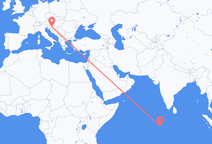 몰디브 간에서 출발해 크로아티아 자그레브로(으)로 가는 항공편