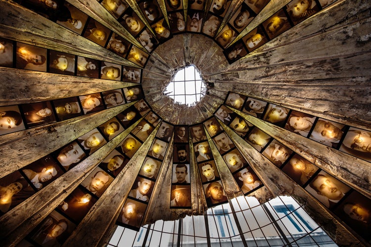  Atomic bunker converted into a museum, Tirana, Albania.