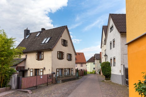 photo of view of historic bad vilbel hesse germany.