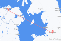 Flyrejser fra Derry, Nordirland til Manchester, England