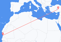 Flyreiser fra Nouakchott, til Nevsehir