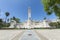 photo of a beautiful morning on Monument of the 1812 Constitution in Cadiz, Spain.