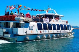 Excursion d'une heure en catamaran avec dégustation de moules au départ d'O Grove