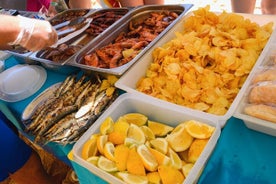 Croisière aux grottes et sur le littoral d'Albufeira avec barbecue sur la plage