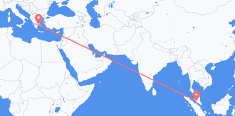 Flüge von Malaysia nach Griechenland