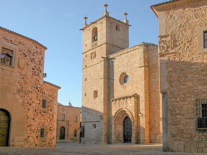 photo of view of Vista del casco antíguo de Cáceres,. Spain.