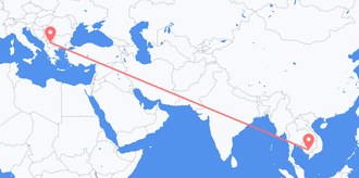 Cambodia to North Macedonia