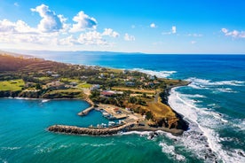 Photo of aerial view of Ayia Napa cityscape, Cyprus.