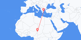 Flüge von der Tschad nach Griechenland
